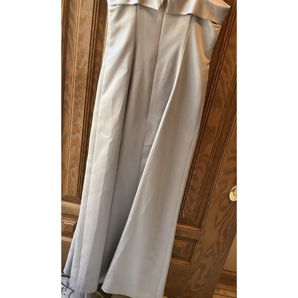 Chelsea Nites Size 6 Gray Shimmery Cocktail Party Cruise Dress Formal Gown - Picture 6 of 9